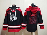 Blackhawks 29 Fleury Black Skull All Stitched Sweatshirt Hoodie,baseball caps,new era cap wholesale,wholesale hats